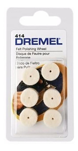 Discos De Pulir  - Dremel 414 - 1/2 (13 Mm) Set X 6