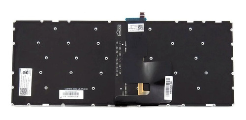 Teclado Iluminado Para Lenovo 2 In 1 Yoga 520-14ikb 80ym Br Cor Cinza Idioma Português Brasil