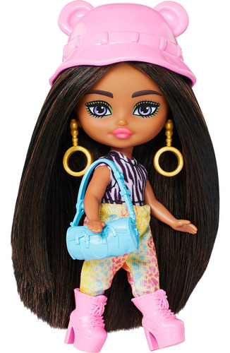 Barbie Muñeca De Viaje Extra Mini Minis Con Moda Safari, T