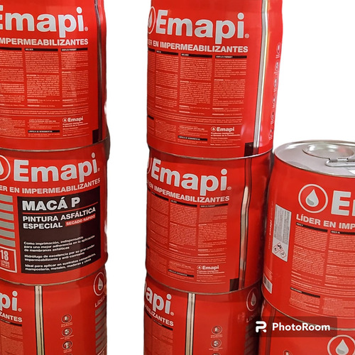 Pintura Asfaltica Especial Emapi 18lts / Secado Rapido