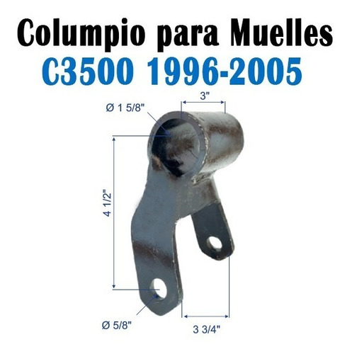 Columpio Para Muelle Chevrolet Hd 3500 1996-2005