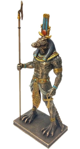 Figura De Sobek Dios Egipcio En Forma De Cocodrilo Veronese