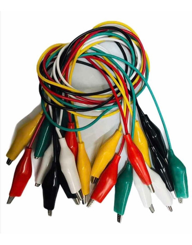 10 Cables Caiman Caiman Colores Surtidos 38 Cm De Largo