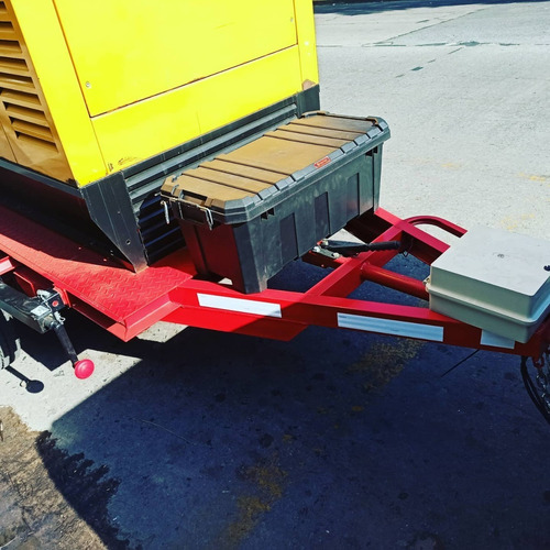 Trailer Para Grupo Electrógeno, Doble Eje Con Lcm Patentable