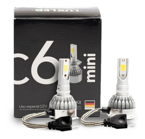 Kit Lámparas Cree Led H7 C6 40000 Lúmenes Alta Gama