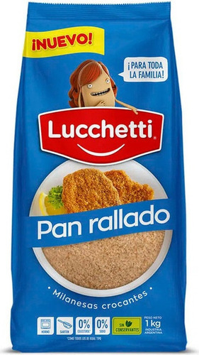 Pan Rallado Lucchetti 1kg X9u