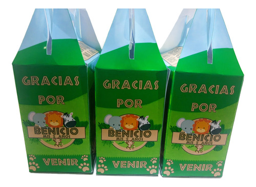 5 Cajitas Tipo Mcdonalds De Selva Chicas