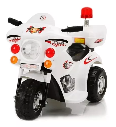 mini moto eletrica infantil triciclo policia melhor preço 6v