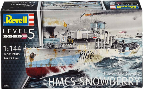 Hmcs Snowberry  Corvette By Revell Germany # 5132  1/144