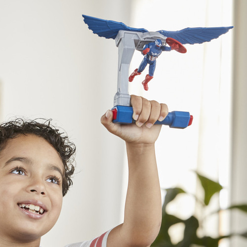 Figura De Acción G0075 Capitán América Vuelo Controlado Marvel hasbro