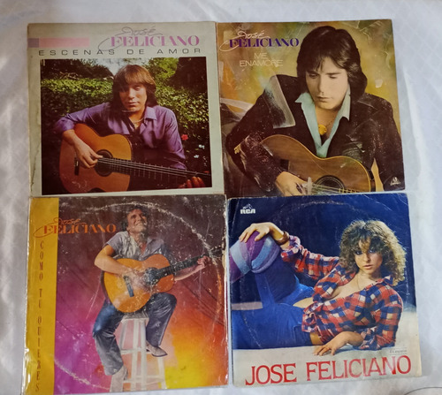 José Feliciano Lote X 4 Discos (l.ps) 