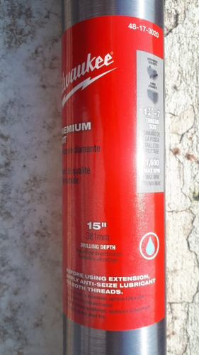 Broca Saca Núcleos De Diamante 2 X 14 Milwaukee 48173020