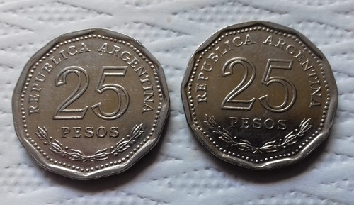 Argentina 25 Pesos 1968 Sarmiento 80 Aniversario Km#63