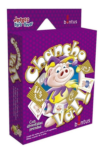 Juego De Mesa Chancho Va Cartas De Viaje Bontus Mt3 503 Ttm