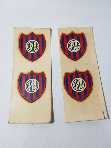 Imagen 4 de 4 de San Lorenzo Fútbol Antiguos Calcos Lote X 73 Escud Mag 57126