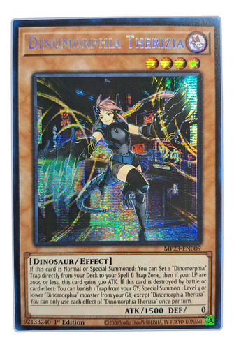 Yugi-oh! Dinomorphia Therizia Mp23-en009 Secret