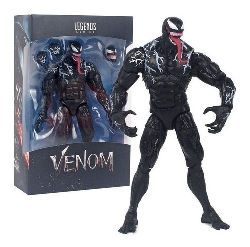 Figura De Acción Marvel Legends Serie Spider-man 18cm Venom 