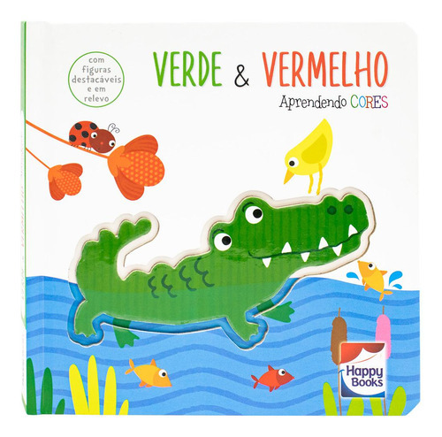 Aprendendo... Cores Verde & Vermelho, De Mammoth World. Editora Happy Books, Capa Dura Em Português