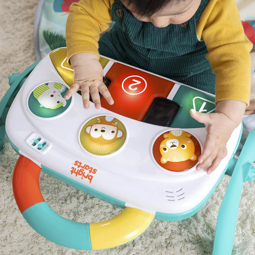 Ranurado 4 En 1 Kicks Piano Gym, Tummy Time Mat Activ...