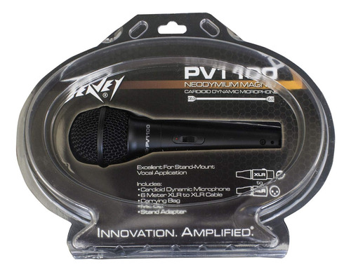 Micrófono Cardioide Dinámico Peavey Pvi 100 Xlr Con Cable...