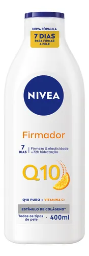 NIVEA Loção Hidratante Firmador Q10 + Vitamina C 400ml, Hidrataçã...