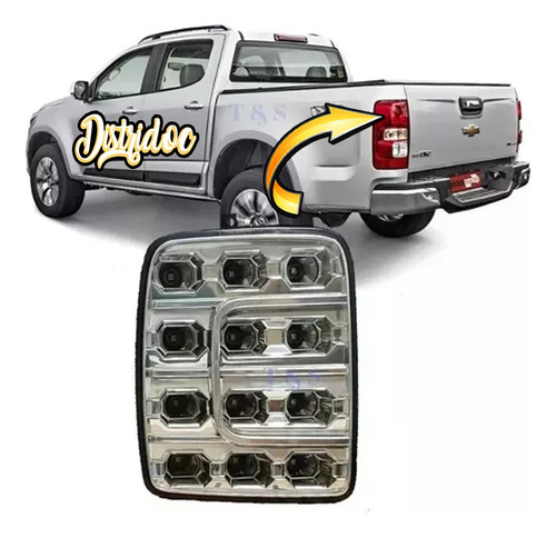 Faro Trasero Modulo Led Ambos Lados Chevrolet S 10 Ltz 2012/