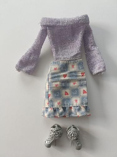 Barbie Outfit 23 Falda Y Blusa (Usado)