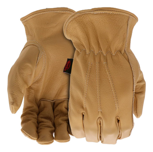 Men's Aquaarmor Durable Cowhide Leather Work Gloves, Re...