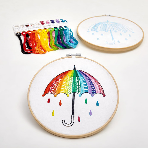 Kit De Práctica De Puntadas De Bordado Para Principiantes, K