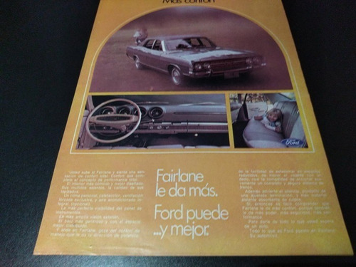 (pa430) Publicidad Clipping Ford Fairlane