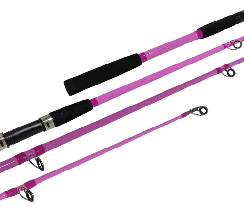 Vara De Pesca Jp Tamba 2,10 Mts 20-40 Lbs Color Jaú Pesca Cor Rosa