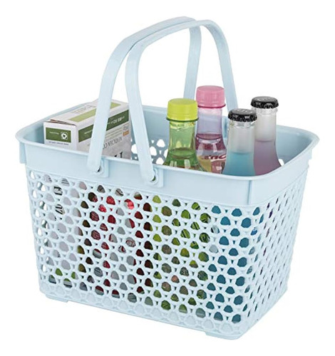 Anyoifax Portable Shower Caddy Basket Plastic Cleaning Tote 