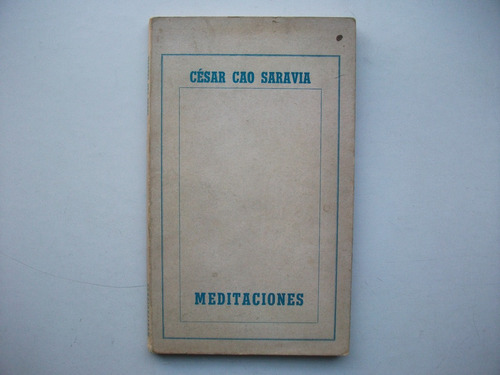 Meditaciones - César Cao Saravia