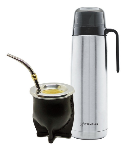 Set Uruguayo Termo Termolar Revolution + Mate + Bombilla