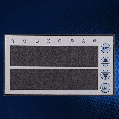 Display Pantalla Led Para Plc 2 Filas 8 Leds Indicadores