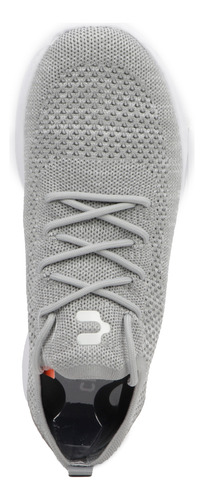 Tenis Para Hombre Cómodos Transpirables Charly Gris/blanco Tallas 25-29 Mod. 1029728