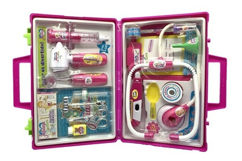 Valija Juliana Doctora Grande Con Luz Art D013 Loonytoys