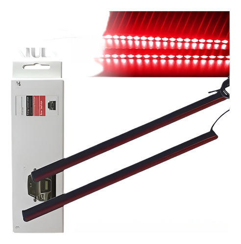 2 X 18 Rojo Alta Potencia 5630-smd Impermeable Coche Cob Led