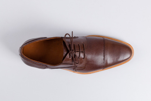 Zapatos Para Hombre Color Caoba - Modelo Nantes