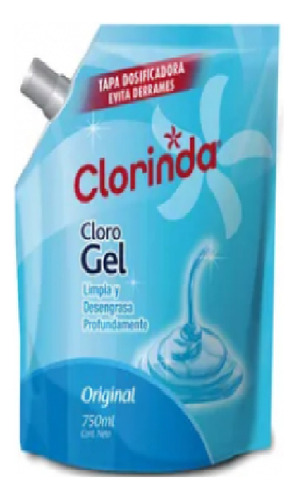Cloro Gel Dp Clorinda 750ml   (4uni)super