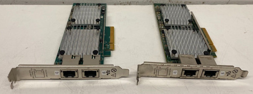 Lot Of 2 Hp Ethernet 10gb 2-port 530t Adapter 657128-001 Llf