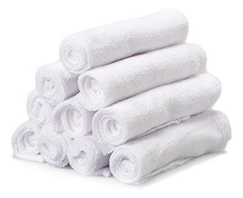 Spasilk 10 Pack Soft Terry Bath Washcloths