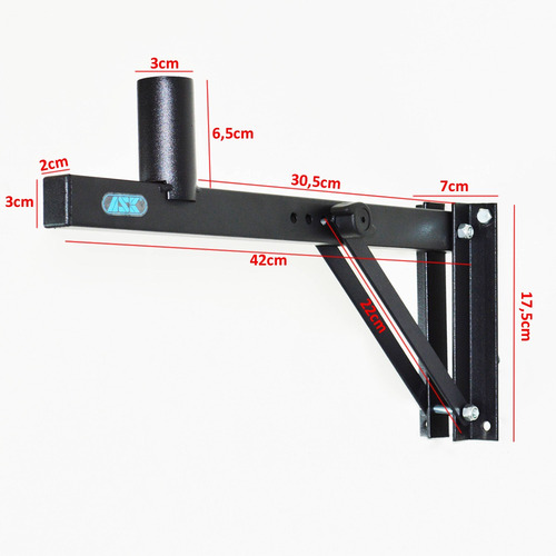 Suporte Caixa De Som Ask Ch10 Parede Restaurante Bar Lounge