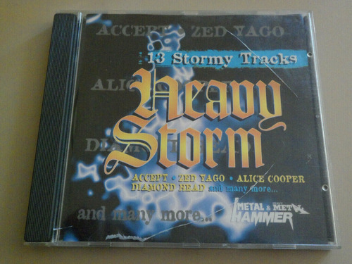 Various  Heavy Storm Cd Compilado Accept-udo-etc Vg+