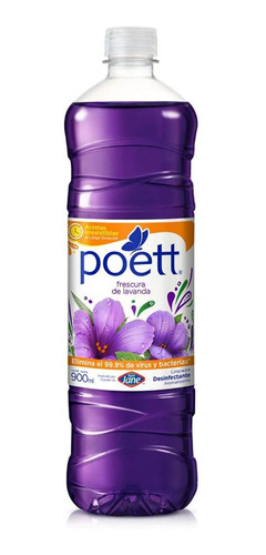 Limpiador Líquido Lavanda 900ml Poett