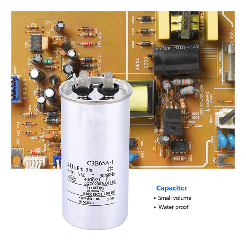 Condensador Cbb65 40uf 450v Condensador De Arranque Neumátic