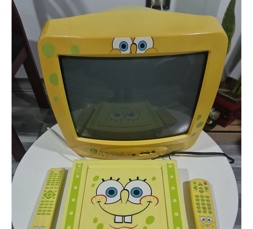 Televisor Crt Y Dvd Bob Esponja Completos Emerson (2003)