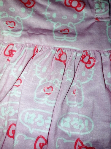 Vestido Rosa Para Niña De Hello Kitty Sanrio X Shein