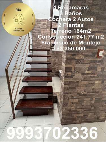 Casa De 4 Recamaras Y 3 Baños En Excelente Ubicacion En Merida Francisco De Montejo