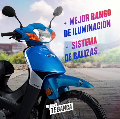 Imagen 2 de 14 de Motomel Blitz 110 0km 2022 Ap No Uno Keller Crono Smash Trip